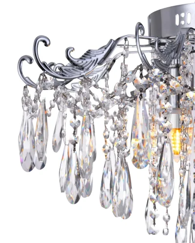 Люстра потолочная GIOCONDA 81431/6C CHROME Natali Kovaltseva прозрачная на 6 ламп, основание хром в стиле классический фото 3